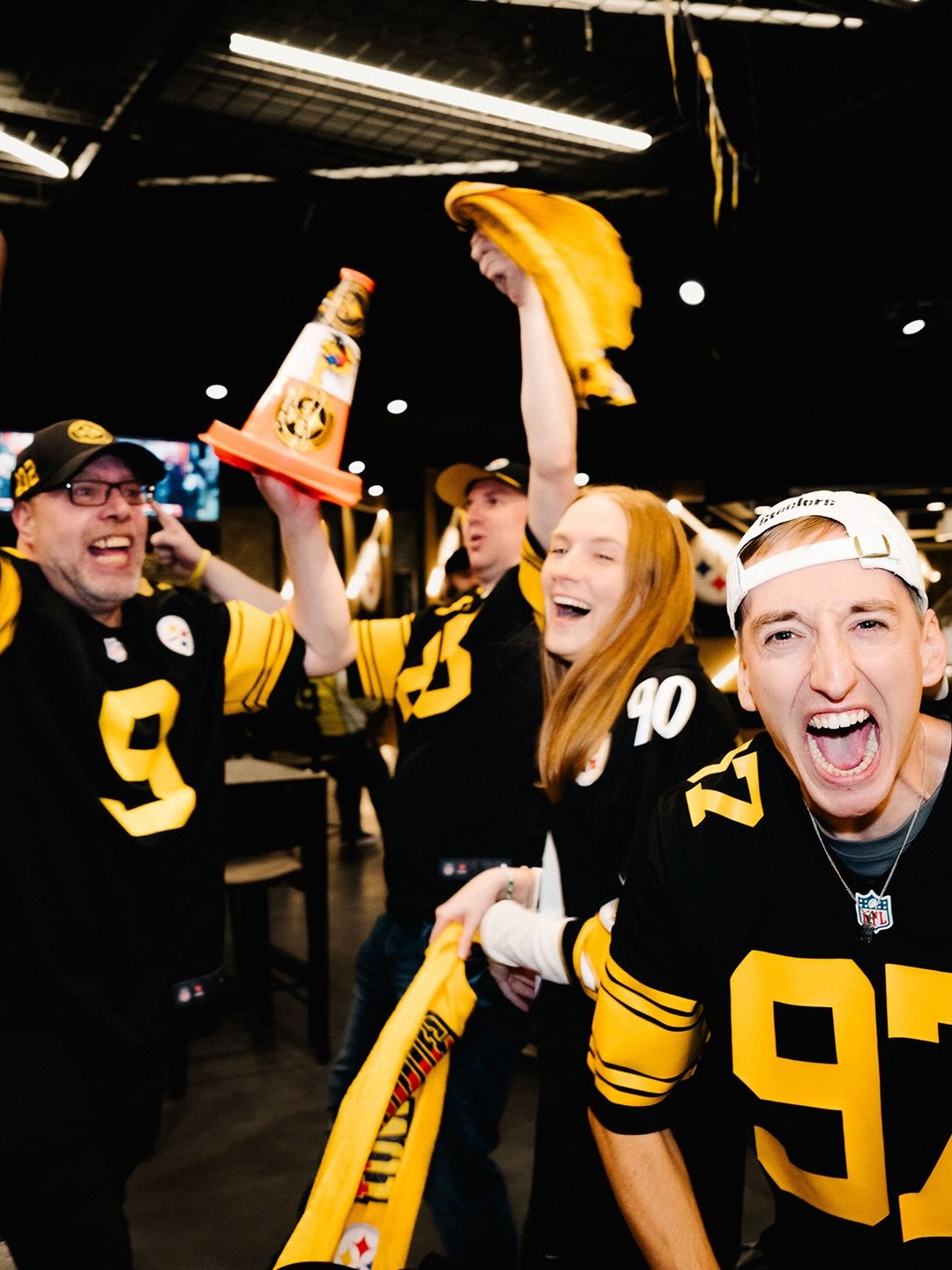 Ausgelassene Stimmung unter den Steelers-Fans